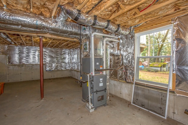 3 Henry Rd, Enfield, CT 06082 - basement with a healthy amount of sunlight and heating unit