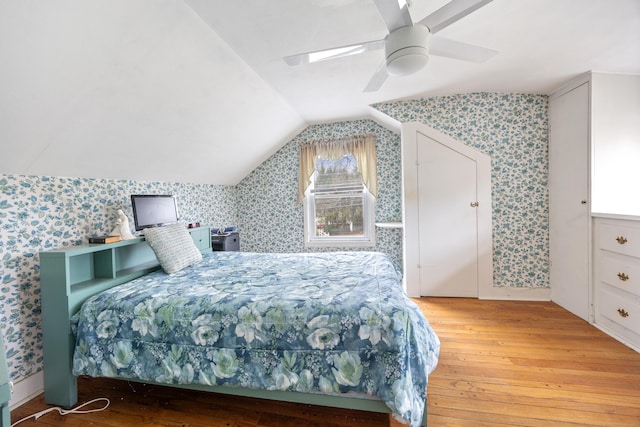 170 Park Rd, Waterbury, CT 06708 - bedroom with hardwood / wood-style floors and wallpapered walls