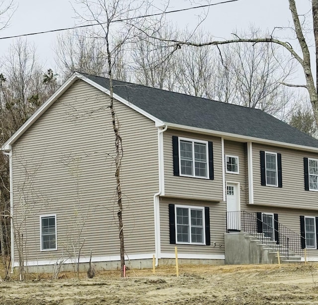 view of side of home
