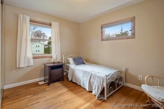 127 Pleasant View Rd, Derby, CT 06418 - bedroom featuring baseboards and light wood finished floors