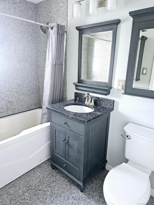 184 Pequot Ave Unit 406, New London, CT 06320 - bathroom with shower / tub combo, vanity, and toilet