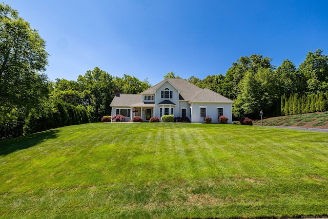 176 Fox Hollow Ln, Bristol, CT 06010 - view of front facade with a front lawn