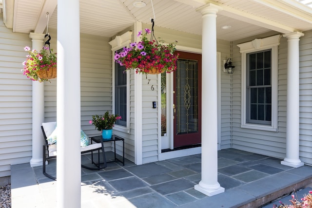 176 Fox Hollow Ln, Bristol, CT 06010 - property entrance featuring covered porch