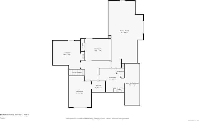 176 Fox Hollow Ln, Bristol, CT 06010 - room layout