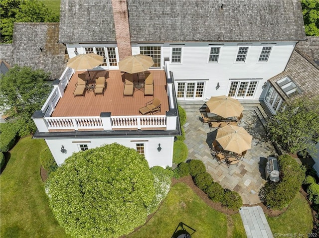 229 Umpawaug Rd, Redding, CT 06896 - view from above of property