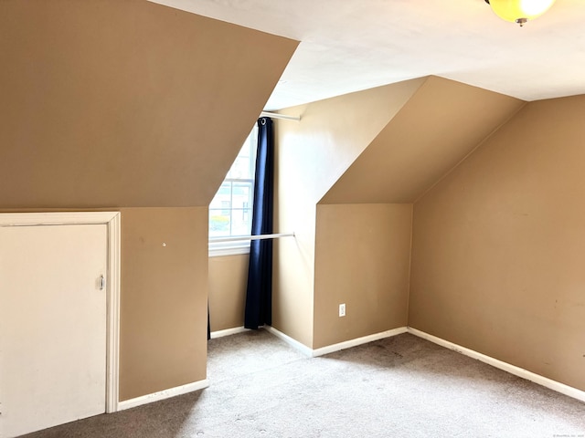 136 Oberlin Rd, Hamden, CT 06514 - additional living space featuring lofted ceiling, baseboards, and carpet