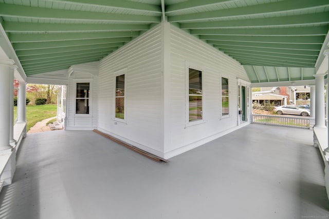 view of patio / terrace with covered porch