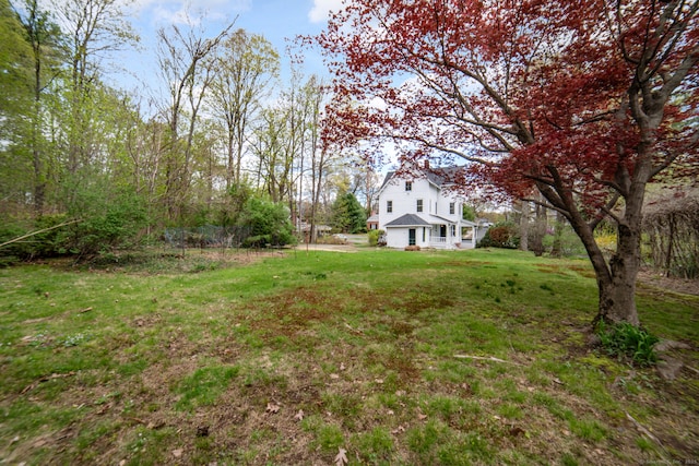 view of yard