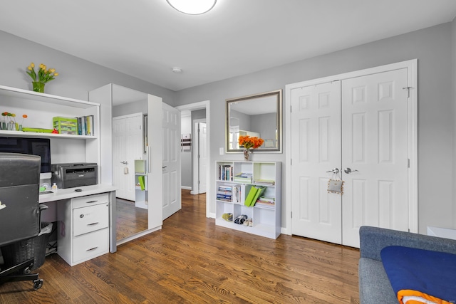 11 Botte Dr, West Haven, CT 06516 - office featuring dark wood-style floors