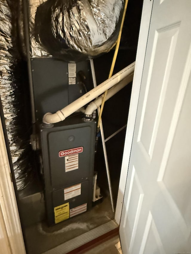view of utility room