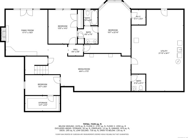 293 Lake Rd, Warren, CT 06777 - floor plan / room layout