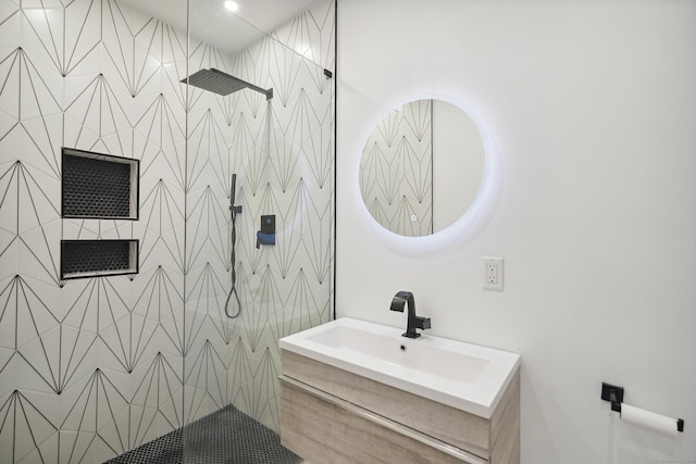 2 Benson Dr, Danbury, CT 06810 - bathroom featuring vanity and a walk in shower