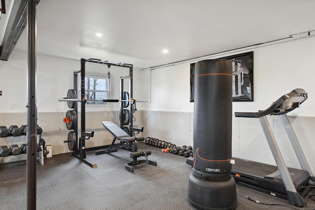 2 Benson Dr, Danbury, CT 06810 - exercise room with recessed lighting
