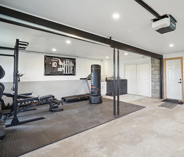 2 Benson Dr, Danbury, CT 06810 - workout room featuring recessed lighting