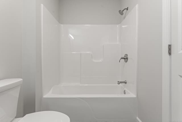 full bathroom with toilet