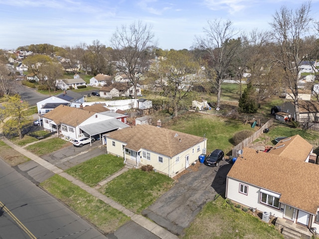 drone / aerial view featuring a residential view