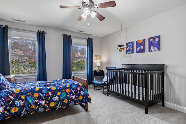 10 Granite Rd, New Milford, CT 06776 - bedroom with visible vents, carpet, and baseboards