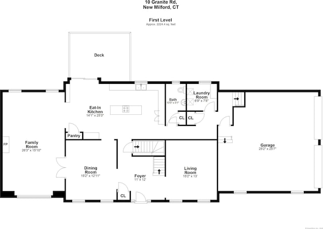10 Granite Rd, New Milford, CT 06776 - floor plan