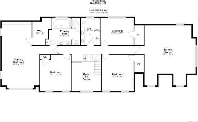 10 Granite Rd, New Milford, CT 06776 - floor plan