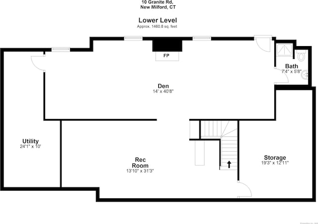 10 Granite Rd, New Milford, CT 06776 - floor plan