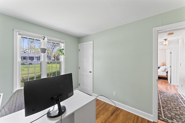 11 Knollwood Dr, Newtown, CT 06470 - office space featuring baseboards and wood finished floors