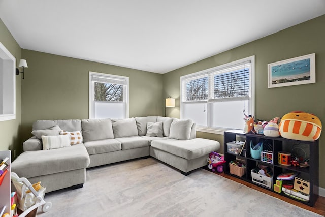 view of living area