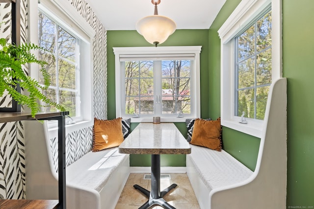 sunroom with french doors