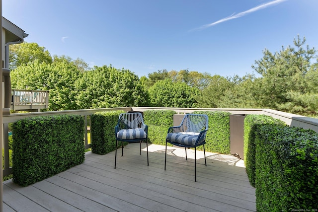 view of deck