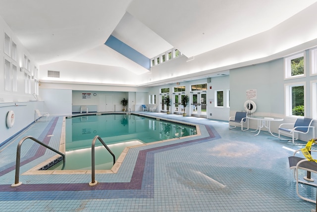 view of indoor pool