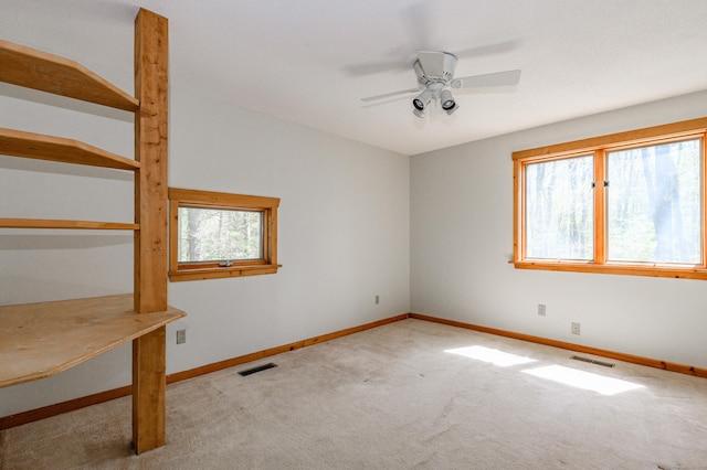9 Stonehedge Way, Granby, CT 06060 - carpeted spare room with a healthy amount of sunlight, baseboards, and visible vents