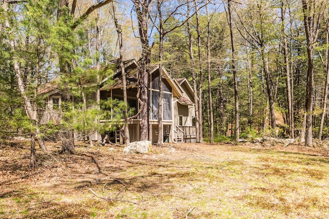 9 Stonehedge Way, Granby, CT 06060 - view of side of home