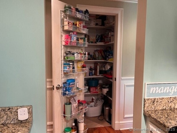 view of pantry