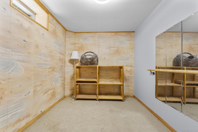 interior details with baseboards