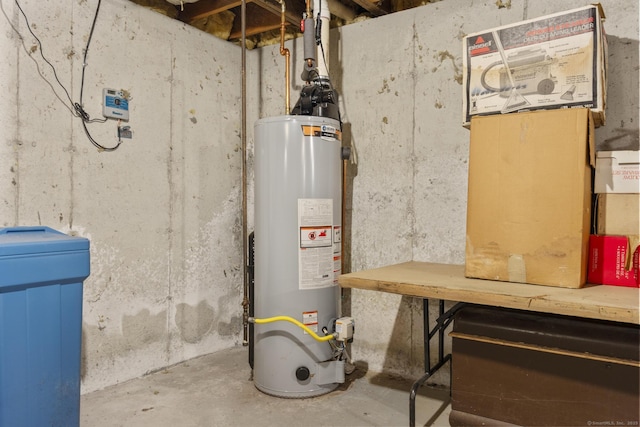 utilities featuring water heater