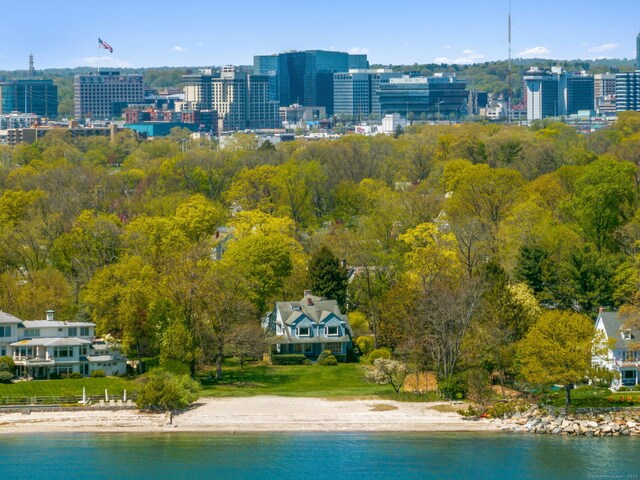 86 Wallacks Dr, Stamford, CT 06902 - water view featuring nearby urban area
