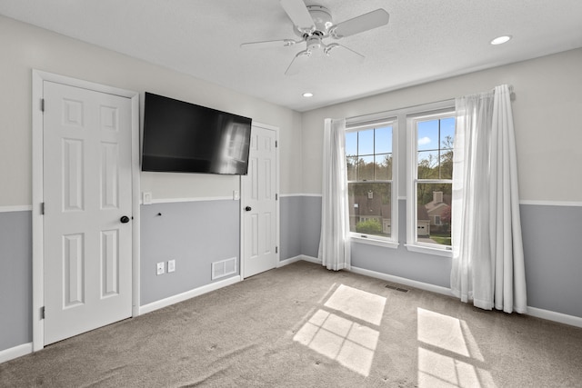 75 Brittania Rd Unit 75, Danbury, CT 06811 - unfurnished bedroom featuring carpet floors, baseboards, recessed lighting, and visible vents