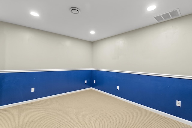75 Brittania Rd Unit 75, Danbury, CT 06811 - spare room with carpet, recessed lighting, and visible vents