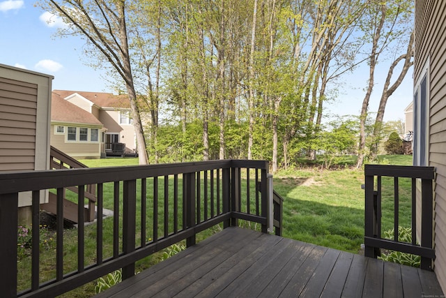 75 Brittania Rd Unit 75, Danbury, CT 06811 - wooden terrace featuring a yard
