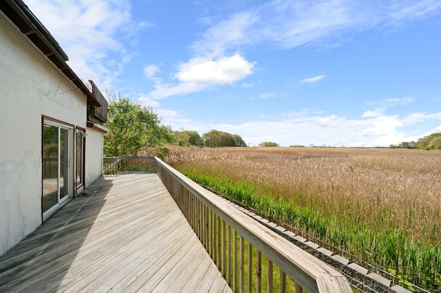 302 Ferry Rd, Old Lyme, CT 06371 - deck featuring a rural view