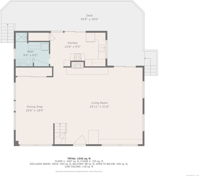 302 Ferry Rd, Old Lyme, CT 06371 - floor plan / room layout