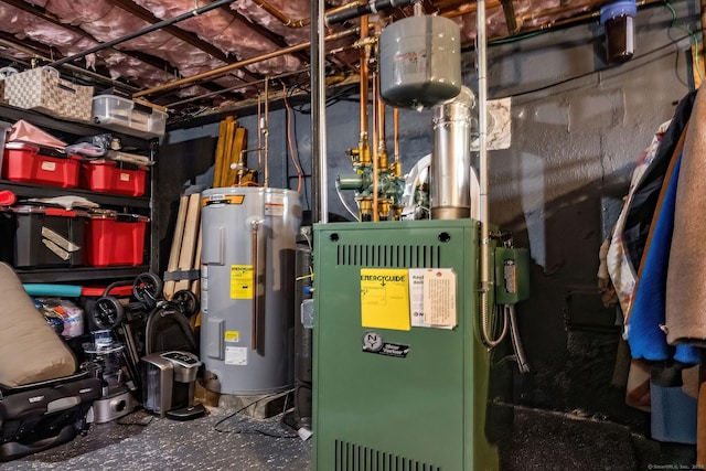 utilities featuring water heater