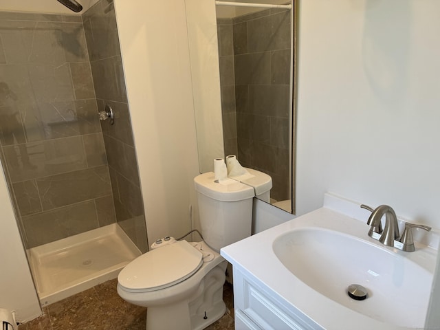 71 Schiller Rd, Fairfield, CT 06825 - bathroom with a shower stall, toilet, and vanity