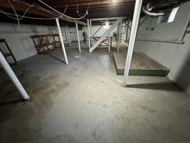 71 Schiller Rd, Fairfield, CT 06825 - view of unfinished below grade area