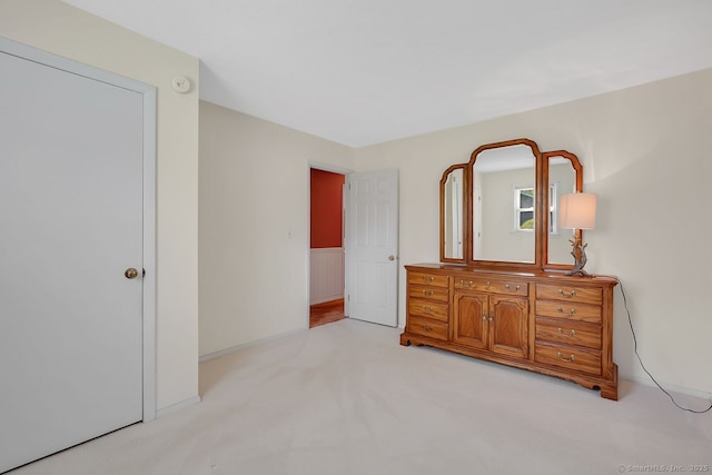 bedroom with carpet