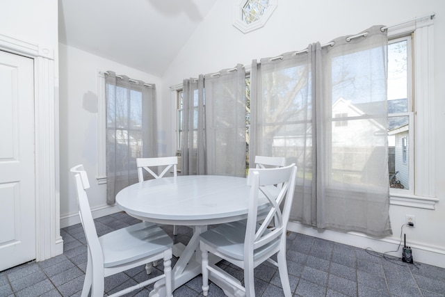 16 Pearl St, Groton, CT 06355 - dining room featuring lofted ceiling