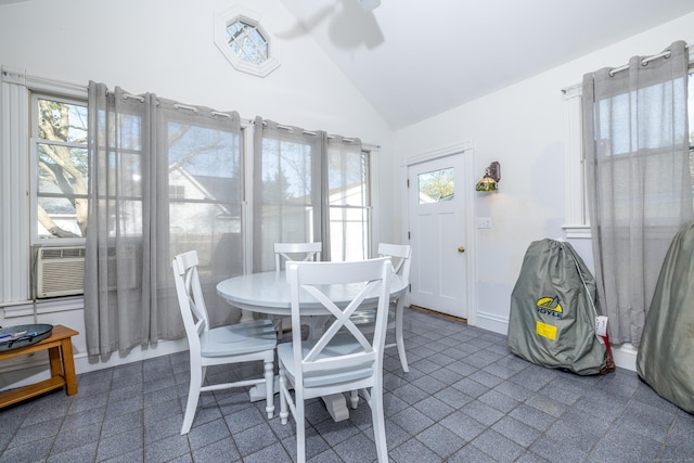 16 Pearl St, Groton, CT 06355 - dining room featuring plenty of natural light and vaulted ceiling