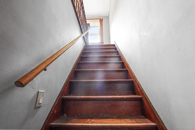 view of stairs