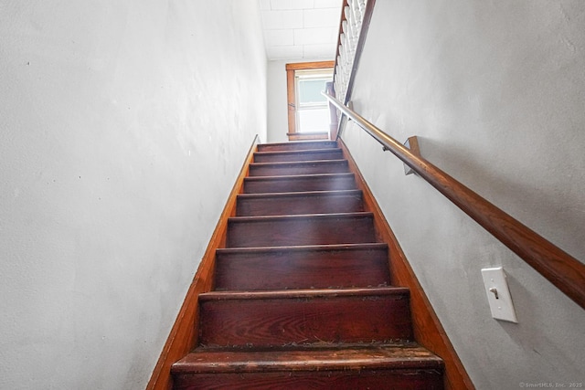 view of stairs
