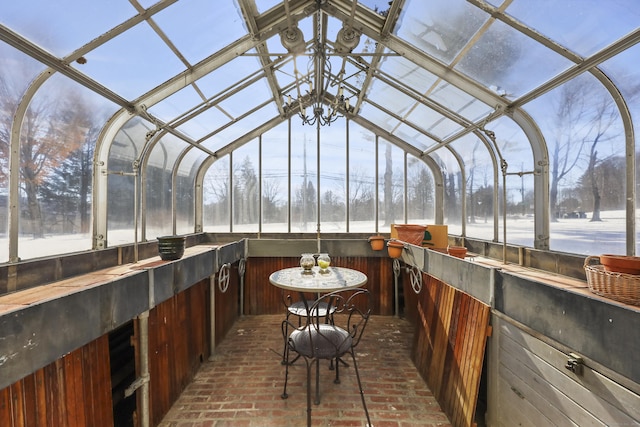 802 State Rd, Richmond, MA 01254 - sunroom featuring a bar and exterior kitchen