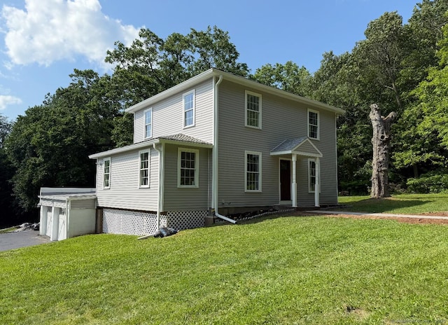 439 New Hanover Ave, Meriden, CT 06451 - view of front of property with a front yard